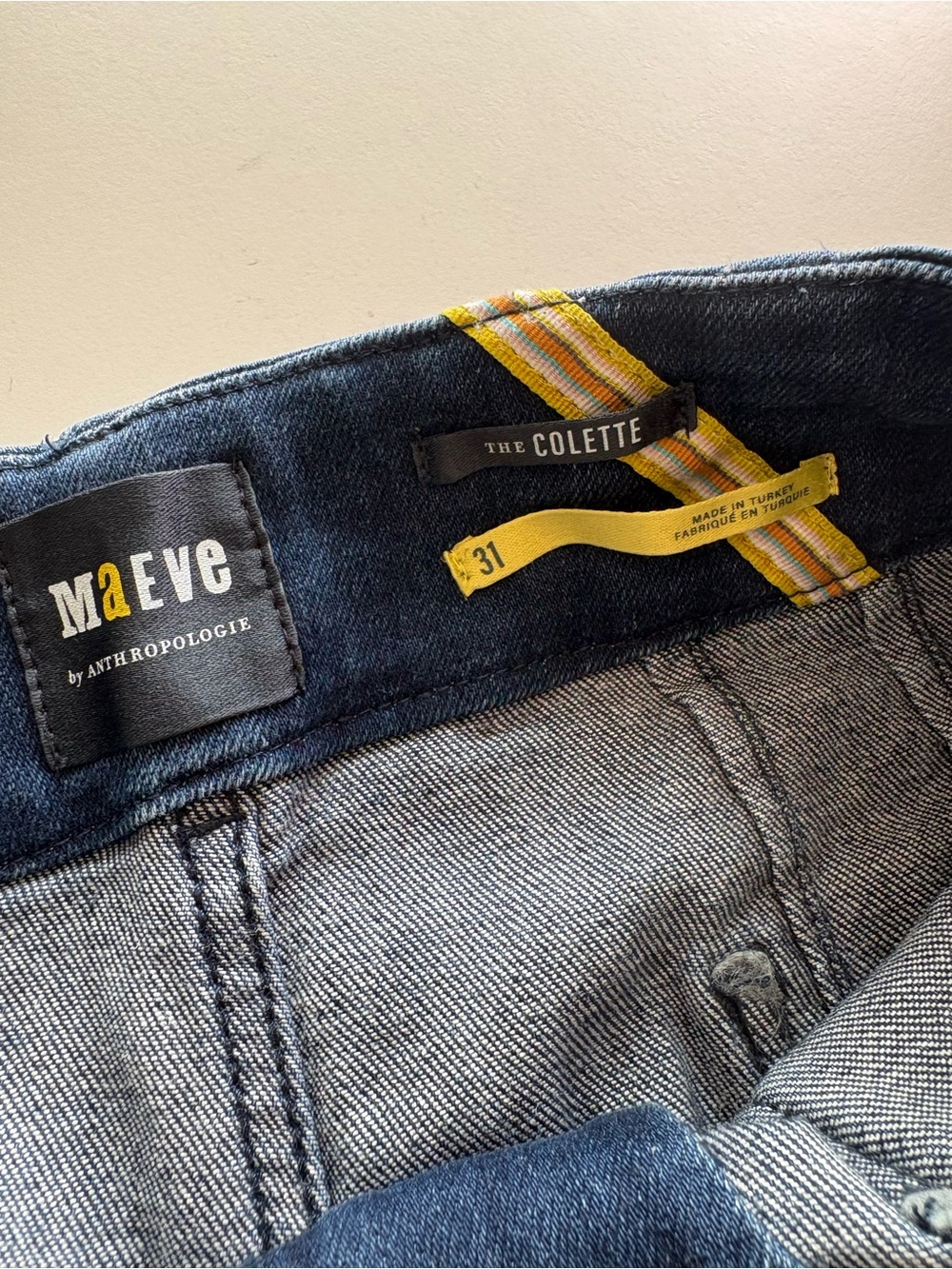 MAEVE the colette crop jeans from anthropologie size 31 - Picture 5 of 12